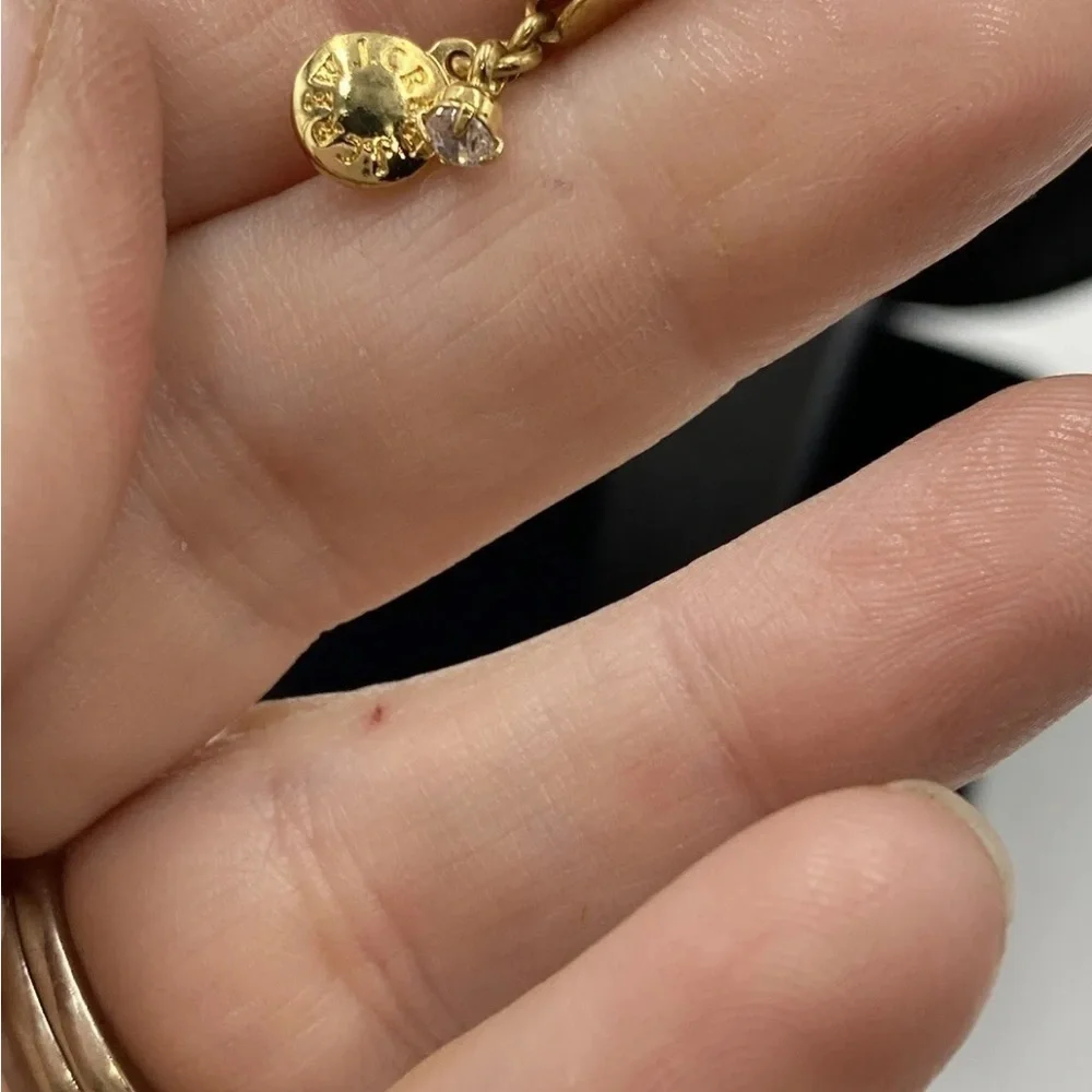 J. CREW Gold Tone Giraffe Animal Pendant Necklace 28